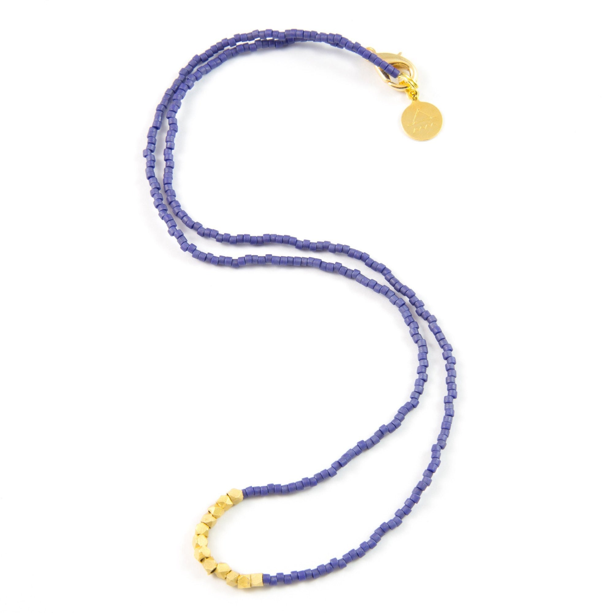 Navy Blue Day to Night Necklace