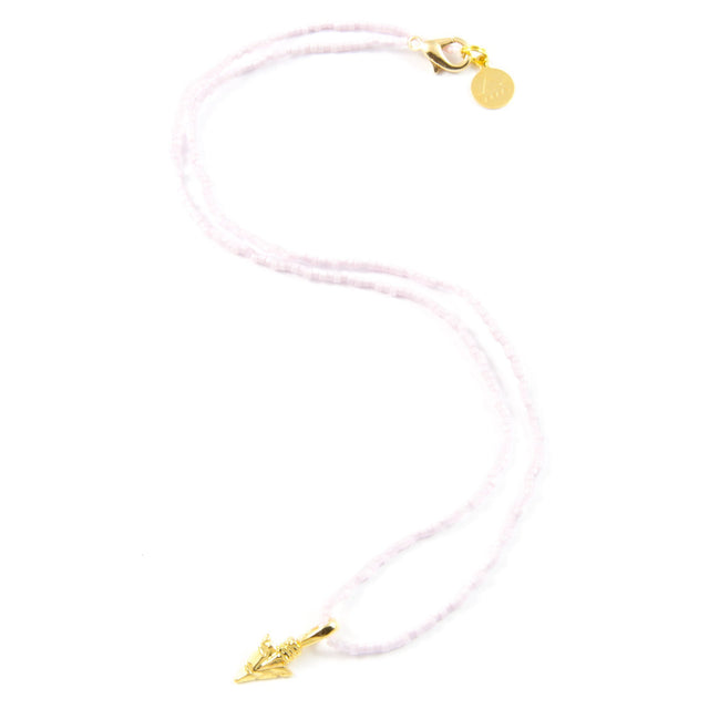 Berry Smoothie Tribal Arrow Tiny Charm Necklace
