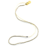 Mocha and Cream Asymmetrical Necklace