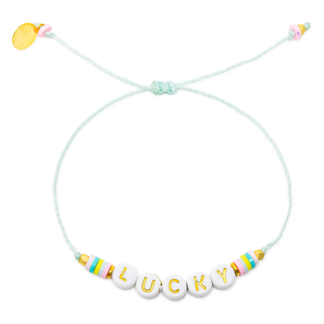 LUCKY Wear Your Heart Bracelet in Cucumber