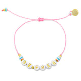 BE FREE Wear Your Heart Bracelet in Pink