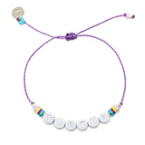 WORTHY Wear Your Heart Bracelet in Purple
