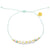 Cucumber HAPPY Wear Your Heart Anklet in Gold