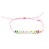 Pink SALTY Wear Your Heart Anklet in Gold