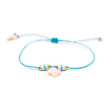 Light Pink Clover Charm Bracelet