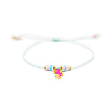 Bright Pink Seahorse Charm Bracelet