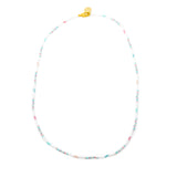 Pinks & Teals Pattern Wanderlust Necklace