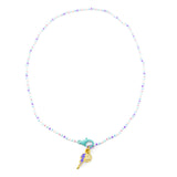 Thinking of You Lavendar Lightening Charm Necklace