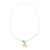 Thinking of You Pink Heart Charm Necklace