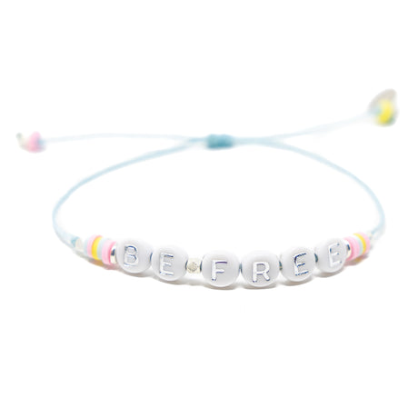 BE FREE Wear Your Heart Bracelet in Blue