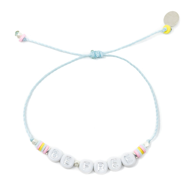 BE FREE Wear Your Heart Bracelet in Blue