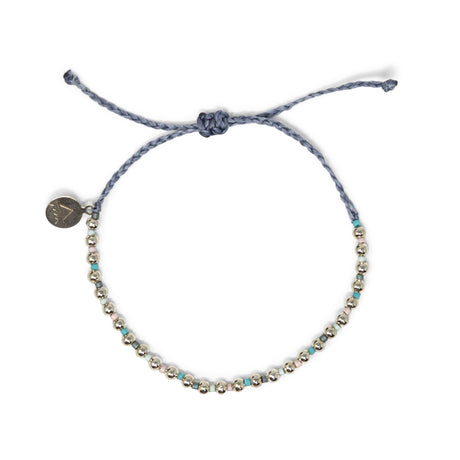 Dessert Sunset & Silver Bead Alternating Bracelet