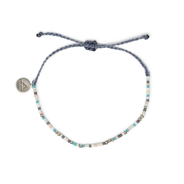 Dessert Sunset & Silver Bead Bracelet