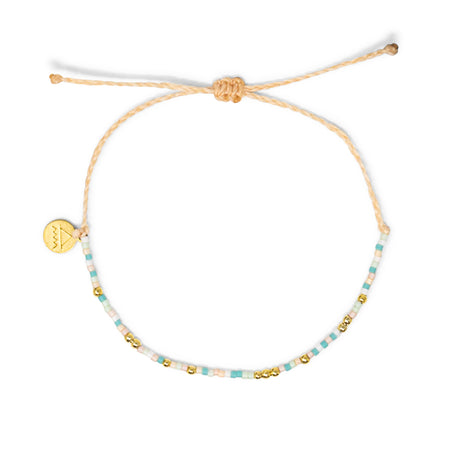 Playa & Gold Bead Bracelet