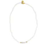 Rose Quartz & Gold Intention Necklace