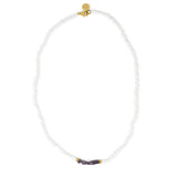 Iolite & Gold Intention Necklace