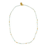 Playa & Gold Bead Necklace