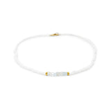 Aquamarine & Gold Intention Necklace