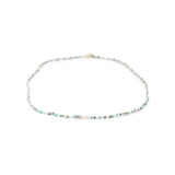 Dessert Sunset & Silver Bead Necklace