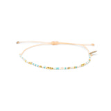 Playa & Gold Bead Bracelet