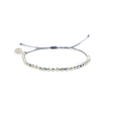Dessert Sunset & Silver Bead Alternating Bracelet