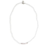 Rose Quartz & Silver Intention Necklace