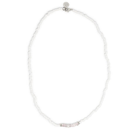 Rose Quartz & Silver Intention Necklace