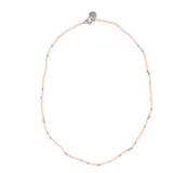 Coral & Silver Bead Necklace