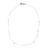 White & Silver Bead Necklace