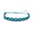 Teal Double Wave Anklet