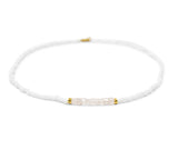 Rose Quartz & Gold Intention Necklace
