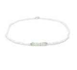 Aquamarine & Silver Intention Necklace