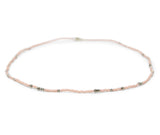 Coral & Silver Bead Necklace