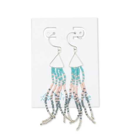 Dessert Sunset Dangles in Silver