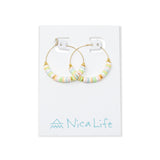 Cali Surfer Playa w/ Gold Hoops