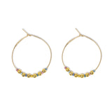 Gold Beads w/ Seed Beads