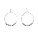 Silver Beads w/ Seed Beads