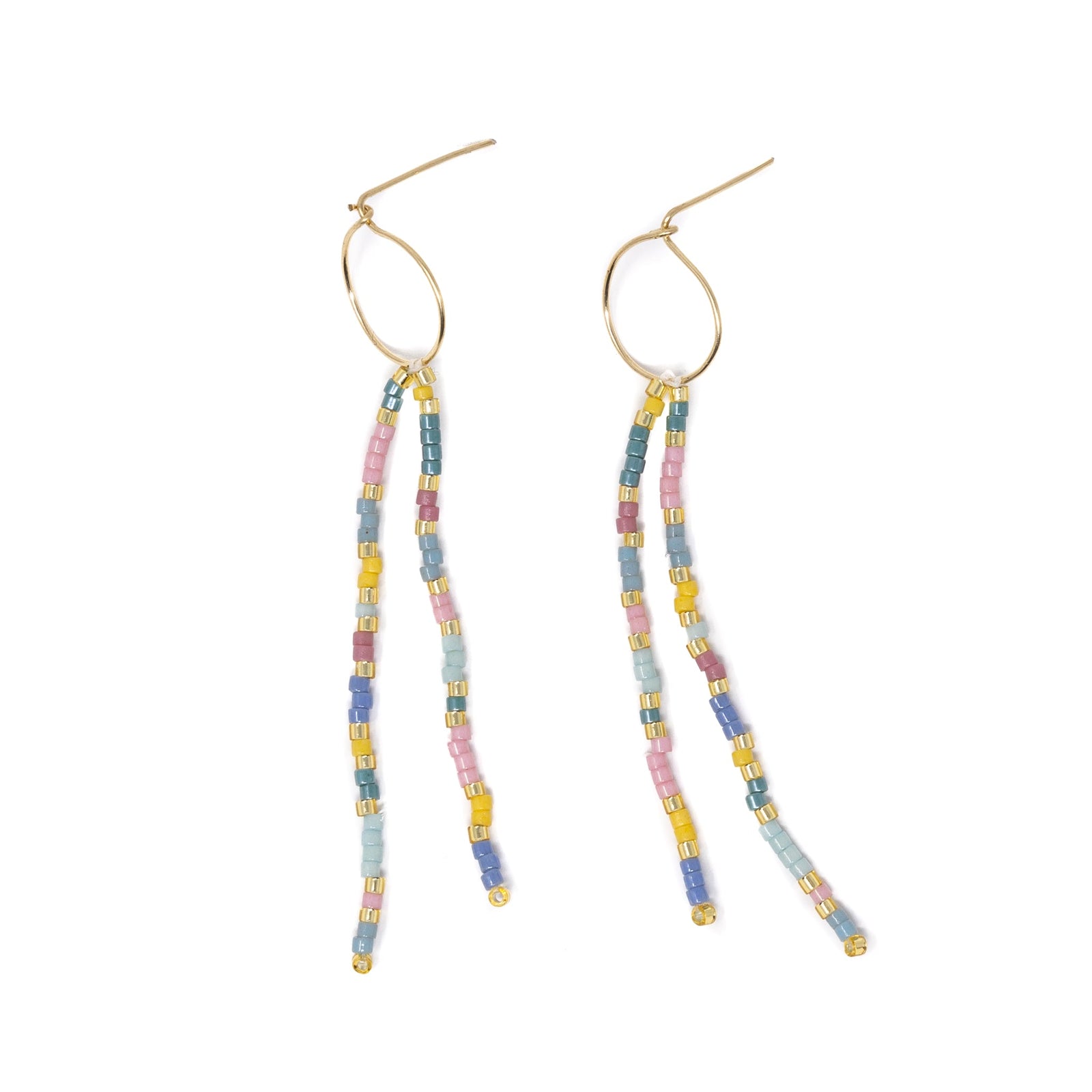 Field of Flowers - Surfer Dangles,Wildflower Colors in Gold