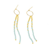 Cucumber - Surfer Dangles,Wildflower Colors in Gold