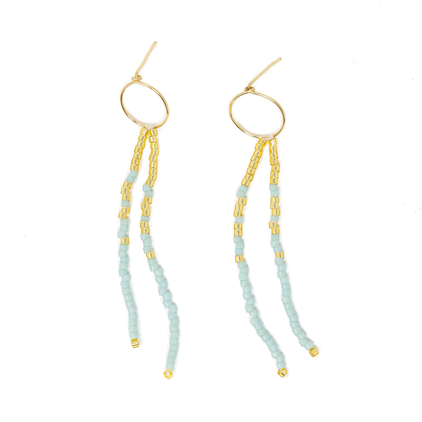 Cucumber - Surfer Dangles,Wildflower Colors in Gold