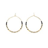 Black & Gold - Holiday at the Sea Hoops