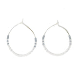 White & Silver - Holiday at the Sea Hoops