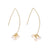 Rose Quartz - Intention & Healing Earrings in Gold