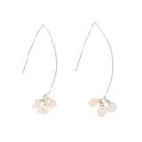 Rose Quartz - Intention & Healing Earrings in Silver