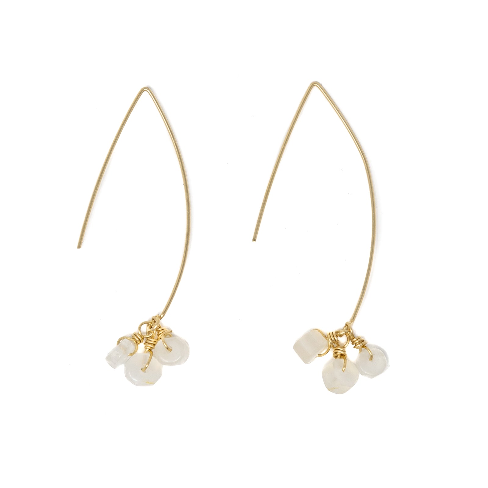 Moonstone - Intention & Healing Earrings in Gold