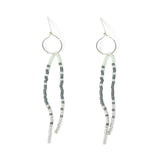 Denim & Cucumber w/ Silver Surfer Dangles