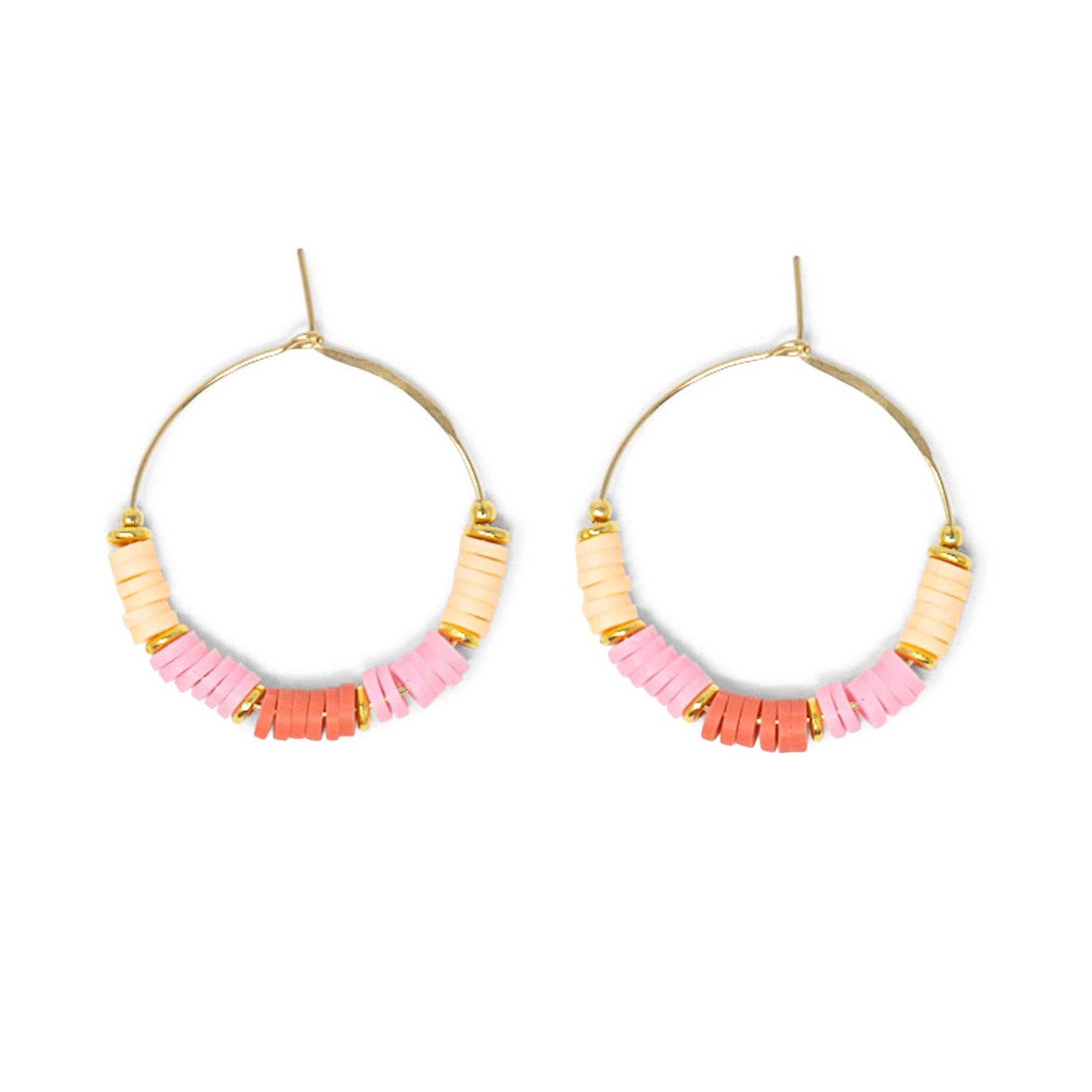 Cali Surfer Sunburst w/ Gold Hoops