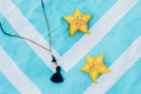 Black Tassel Necklace