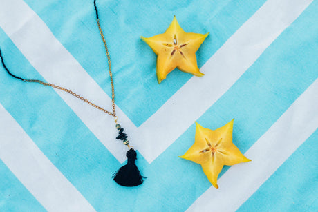 Black Tassel Necklace