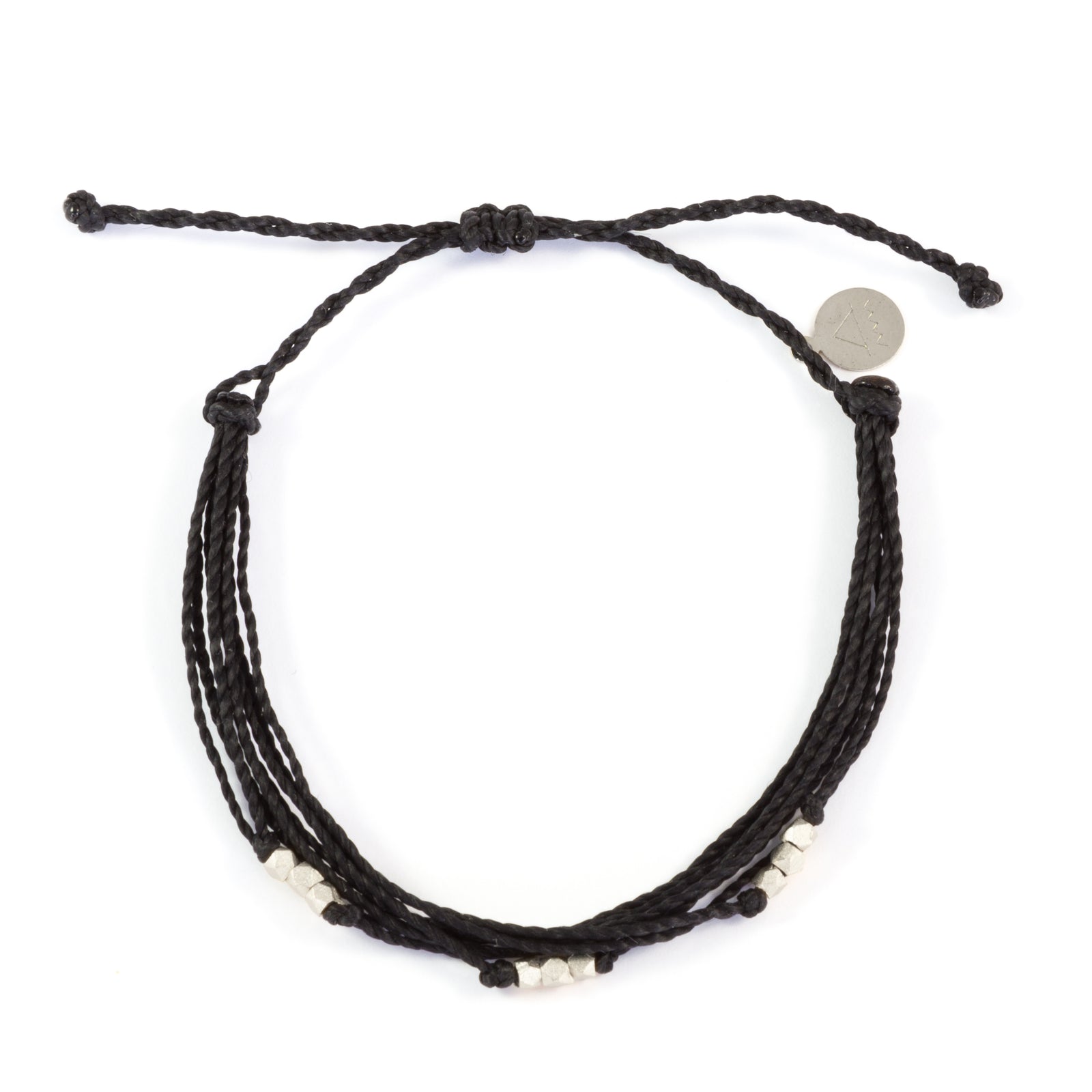 Black Macua in Silver Bracelet